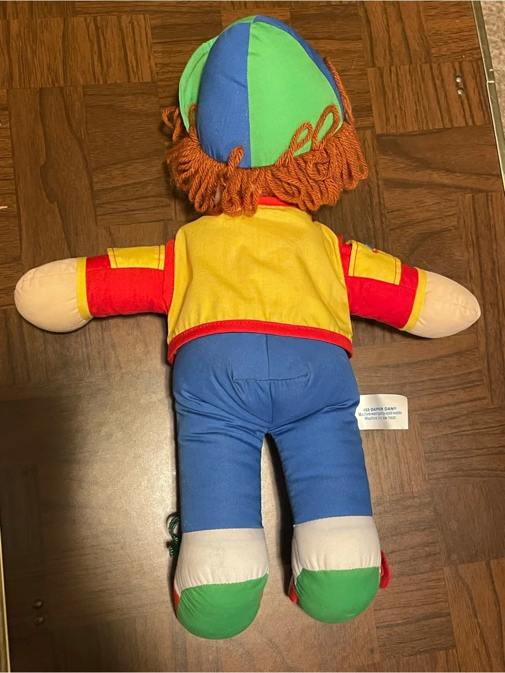 Vintage 1985 Playskool 453 Dapper Dan Stuffed Plush Toys Learning Doll